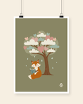 Der lesende Fuchs unter dem Herzbaum 🖼️