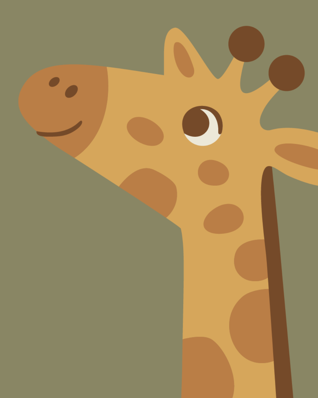 Die träumende Giraffe 📥