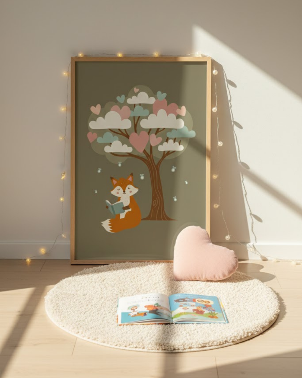 Der lesende Fuchs unter dem Herzbaum 🖼️