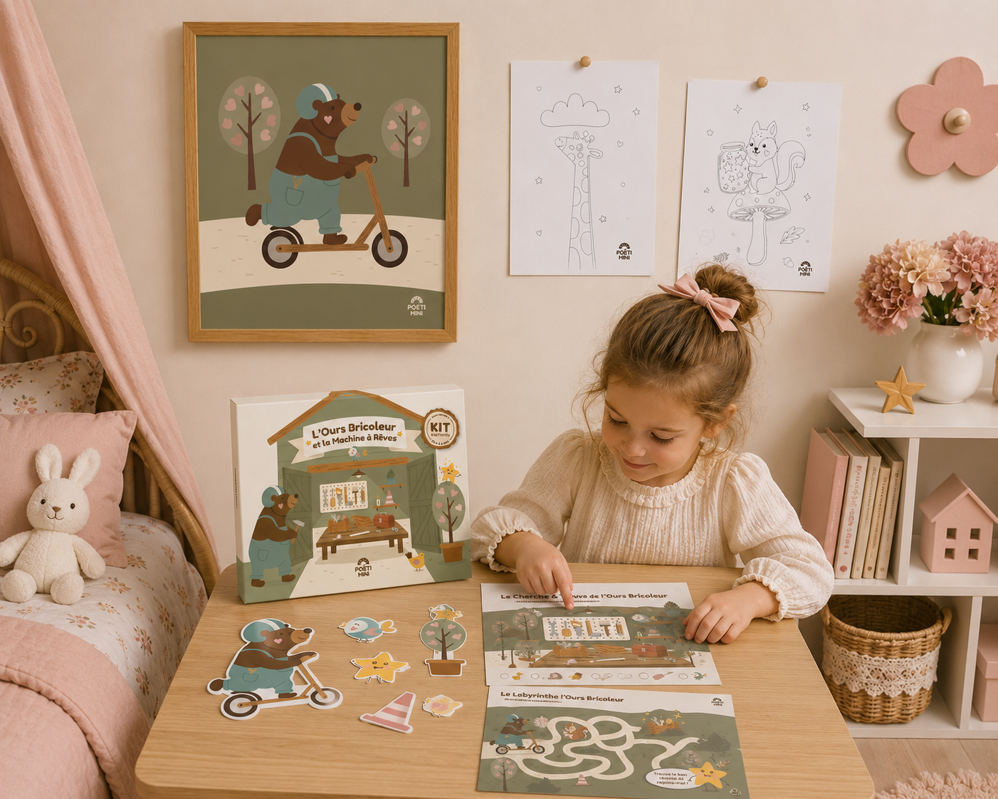 Kit d'Éveil Complet – Pack à Imprimer de l'Ours Bricoleur